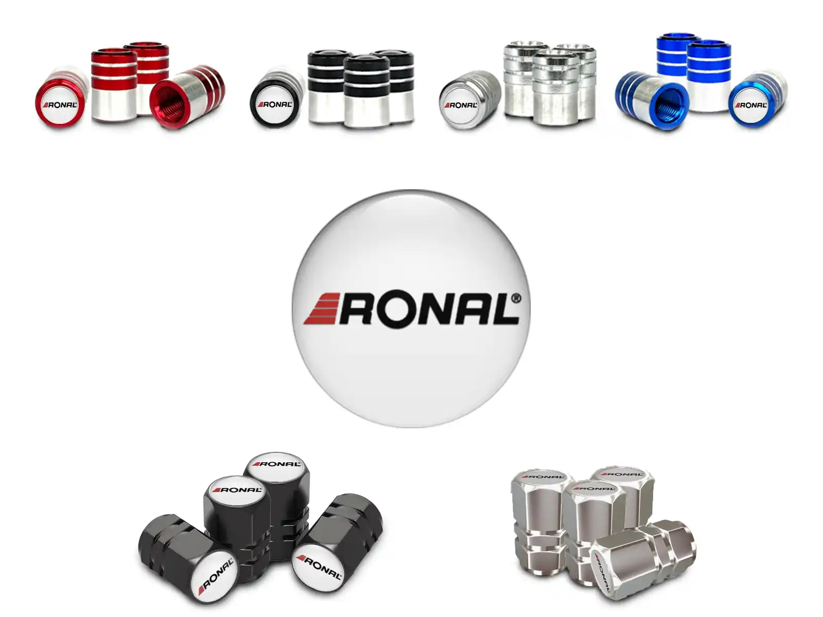 Ronal Cappelli valvola Pneumatici Camion Racing X